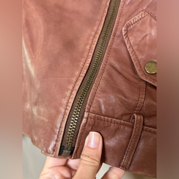 SOLD - Revolve Sanctuary genuine leather moto jacket Size Sm - Picture 7 of 13